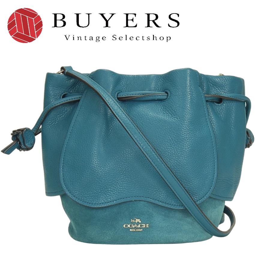 COACH（コーチ） 中古 ショルダーバッグ F11829 レザー スウェード 
