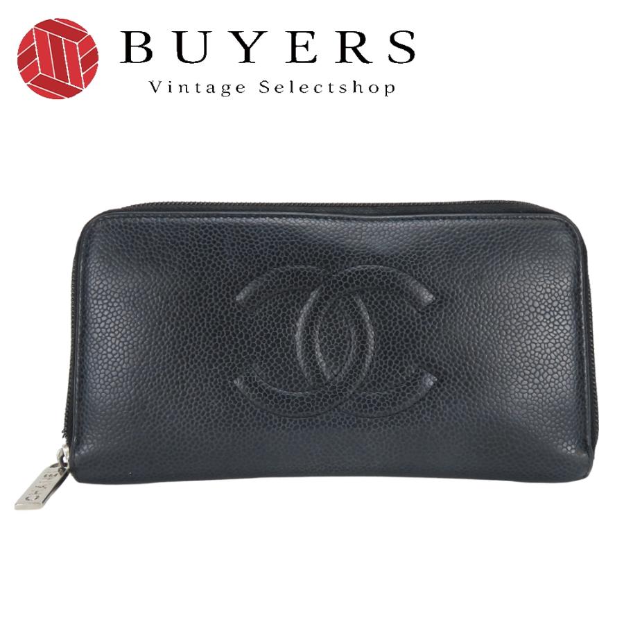 CHANEL（シャネル） 中古 長財布（ラウンドファスナー） ココマーク 