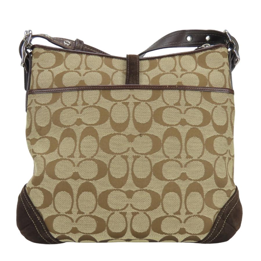 COACH（コーチ） 中古 ショルダーバッグ シグネチャー 8K12 キャンバス 