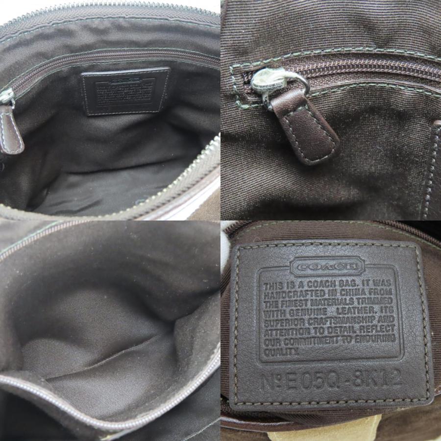 COACH（コーチ） 中古 ショルダーバッグ シグネチャー 8K12 キャンバス 