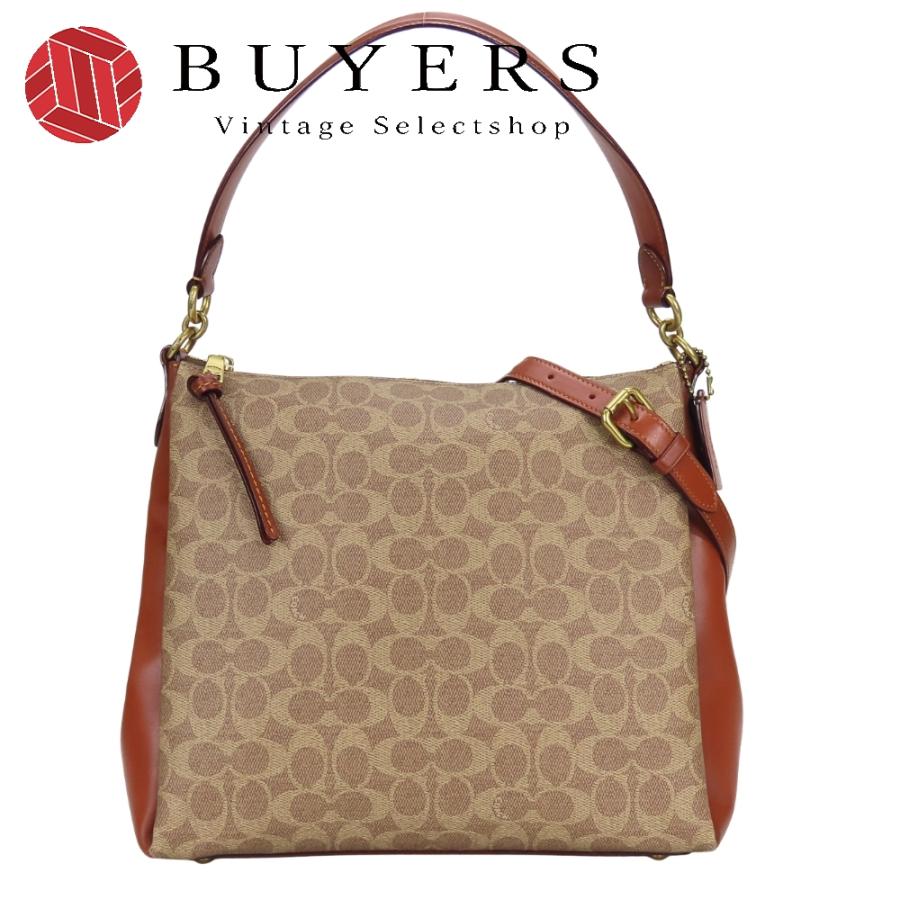 COACH（コーチ） 中古 ショルダーバッグ シグネチャー 597 PVC レザー 