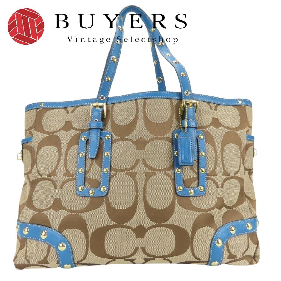 COACH（コーチ） 中古 トートバッグ シグネチャー 1488 キャンバス 