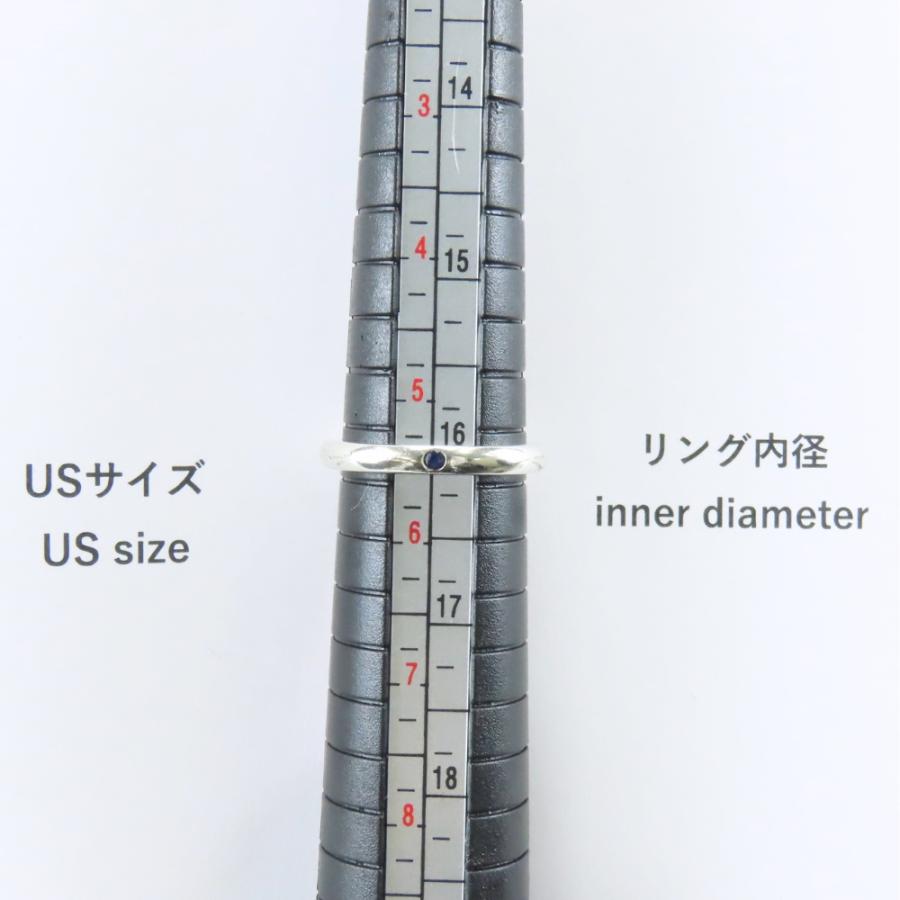 【極美品】ティファニー サファイア スタッキング バンド リング 9号SV925 TIFFANY&Co.（ティファニー） 中古 リング・指輪 スタッキングバンド