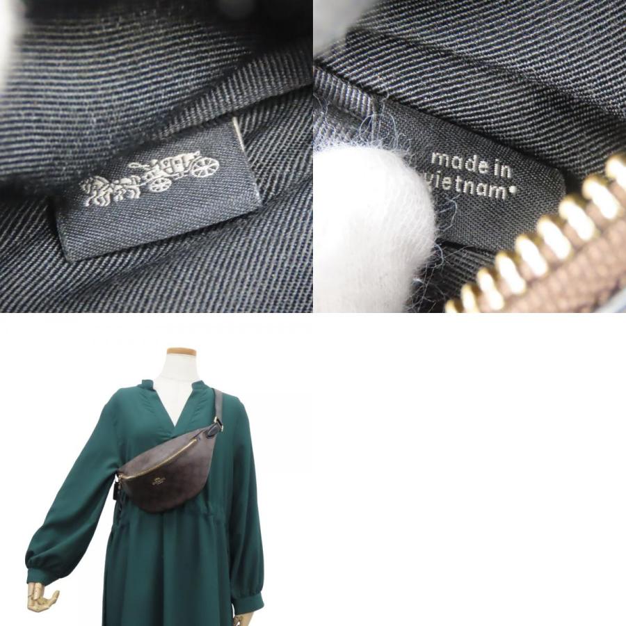 COACH（コーチ） 中古 ボディバッグ シグネチャー F48740 PVC レザー