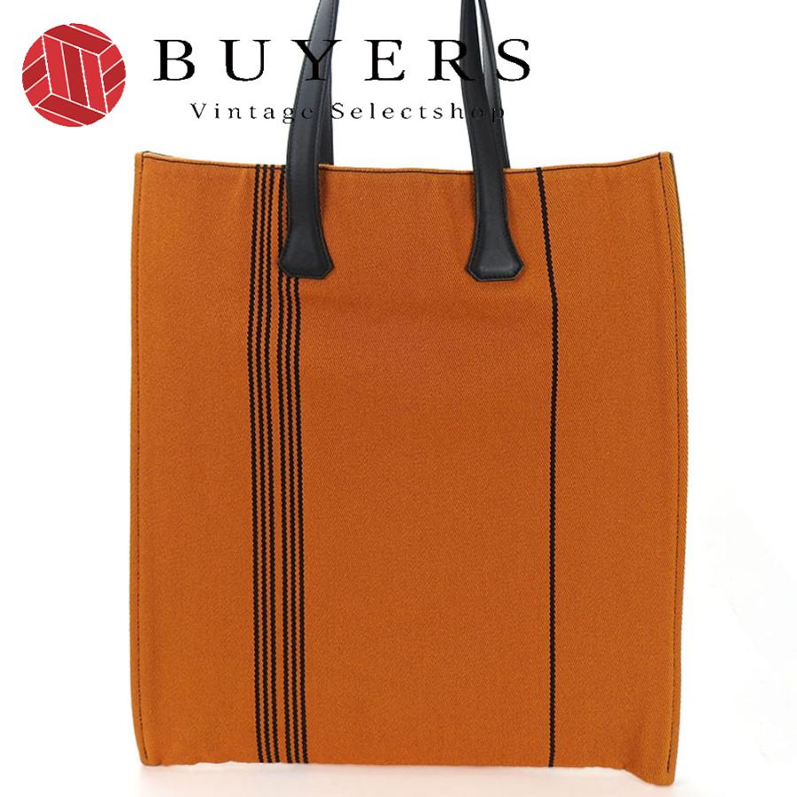 HERMES（エルメス） 中古 トートバッグ ポタモスカバスGM キャンバス 