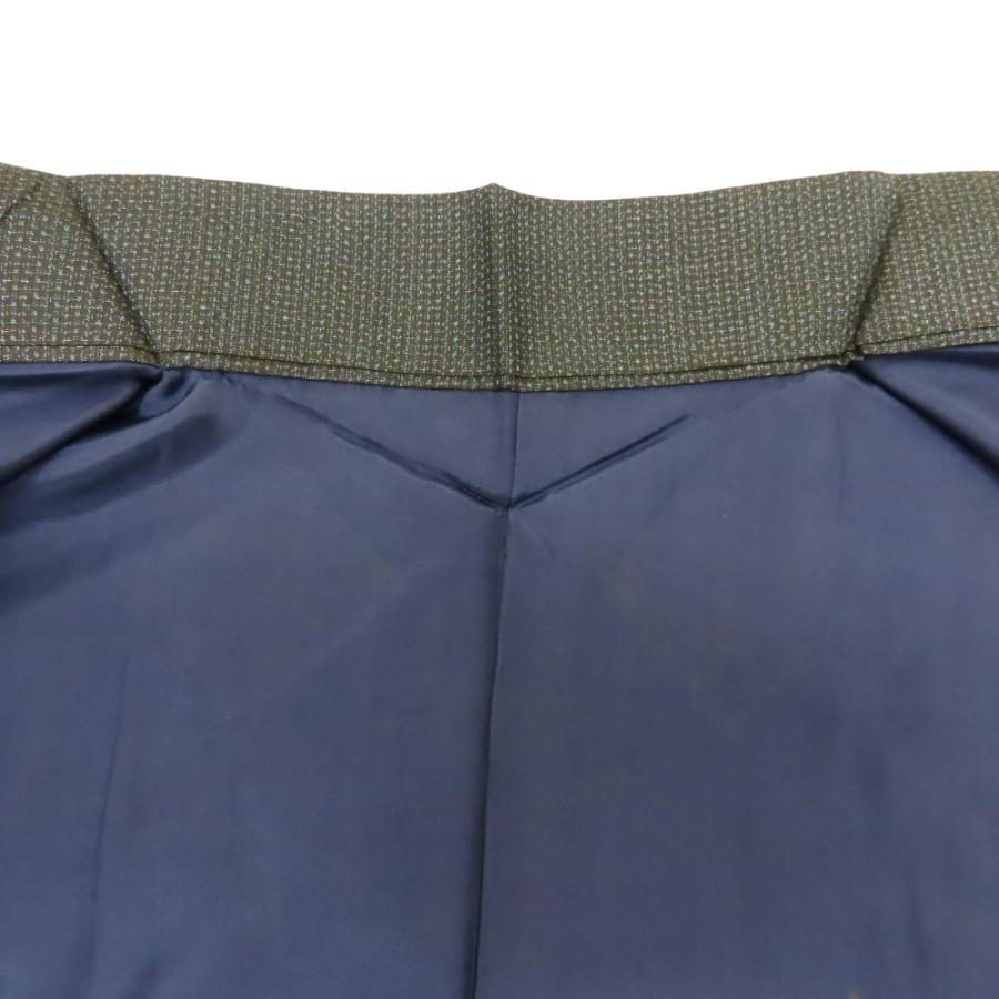 中古 着物セット 男着物 紬 アンサンブル 正絹 着丈約92cm 裄丈約68.5