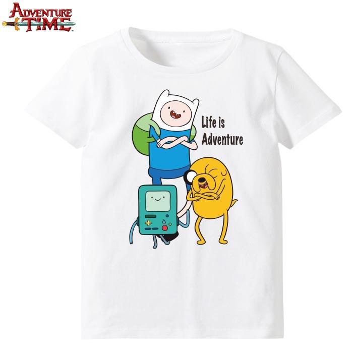 ドリーム アドベンチャータイム Tシャツ ファミリー/ホワイト/メンズ/L 