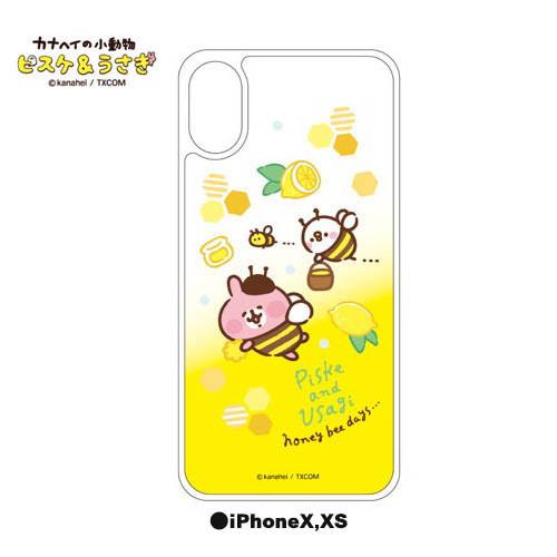 ドリーム オイルイン・ラメ入りスマホケース ミツバチ iPhone10/10S 