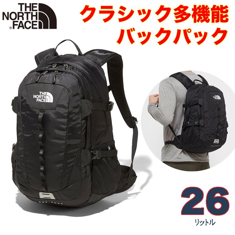 ノースフェイス ホットショット クラシック ブラック 26L North Face Hot Shot CL ブラック リュック バックパック デイパック たっぷり容量｜buyersnetclub