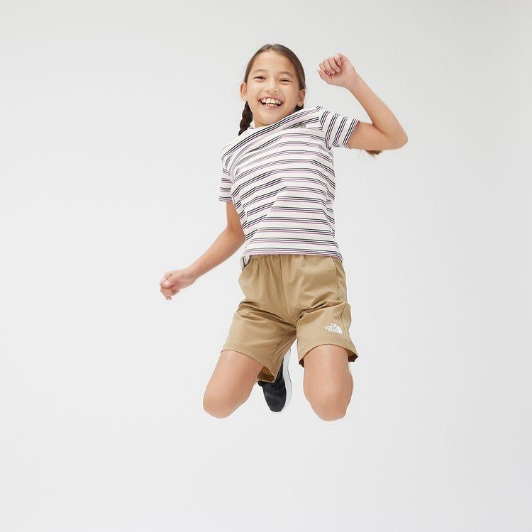 ノースフェイス キッズ 100-150cm ボーダーTシャツ North Face 男の子女の子マラソン速乾スポーツ登山キャンプ おしゃれアウトドアブランド｜buyersnetclub｜07