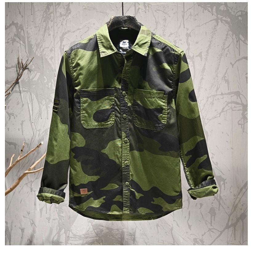 シャツ 迷彩シャツ 長袖 メンズ カジュアルシャツ 純綿 開襟シャツ ミリタリーシャツ 修身 春秋物 メンズシャツ 長袖シャツ トップス アウター M Xxxl My1931 Buymalljp 通販 Yahoo ショッピング