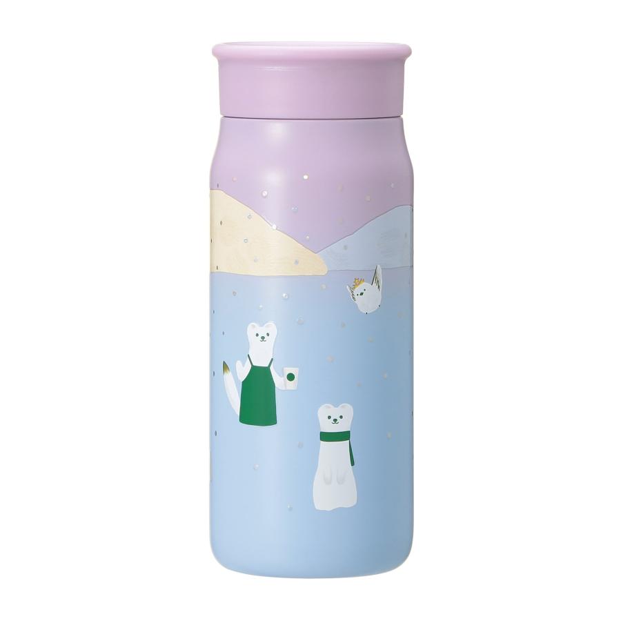 オコジョのボトルとオコジョ&シマエナガのボトル スターバックス（Starbucks Coffee） STARBUCKS WINTER2025 ステンレス