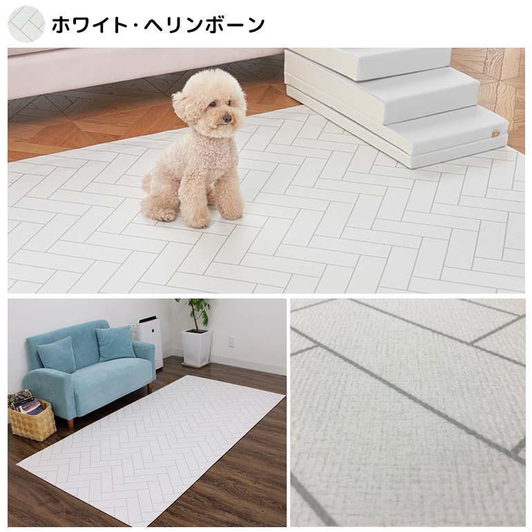 ペットマット 140×170×0.6cm 犬 猫 防水 マット ペットシート pvc 滑り止め 滑らない 床暖房 フロアマット クッション 厚手 防音 消臭 Caraz (petW140L170) 