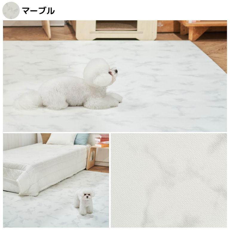 ペットマット 140×170×0.6cm 犬 猫 防水 マット ペットシート pvc 滑り止め 滑らない 床暖房 フロアマット クッション 厚手 防音 消臭 Caraz (petW140L170) 