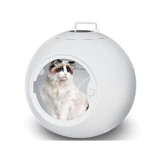 ペット乾燥箱 乾燥ハウス ドライルーム 全自動 ドライヤーを嫌がるうちの子のために 静かに乾かせる 犬 猫 完全密閉 0cm