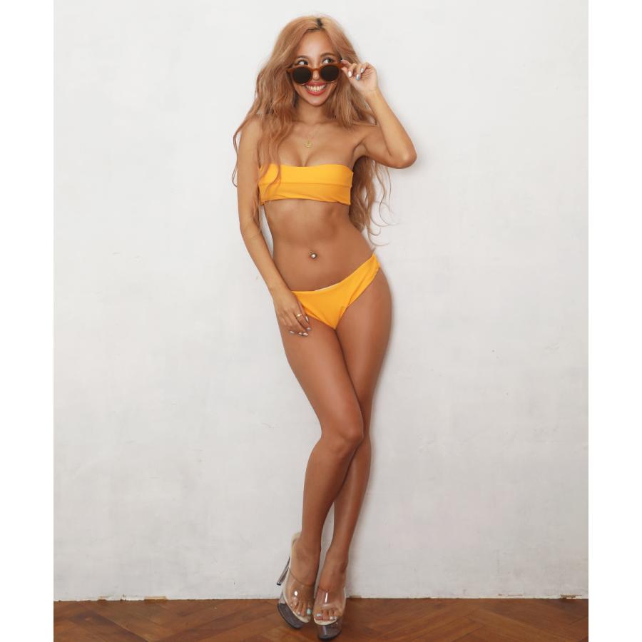 水着 レディース タンキニ ビキニ セット プチプラ 激安 デザインビキニ バンドゥビキニ 体型カバー Lavia ラヴィア シンプルバンドゥビキニ La Ban Buysense 通販 Yahoo ショッピング