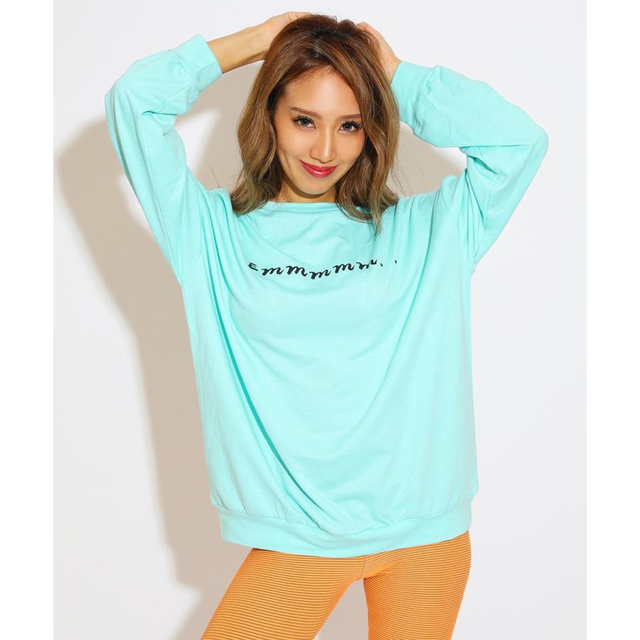 ヨガウェア おしゃれ ブランド ヨガウェア トップス ホットヨガウェア トップス スポーツウェア トレーナー スウェット Lavia Emmロゴビッグ スウェット Sw Top Buysense 通販 Yahoo ショッピング