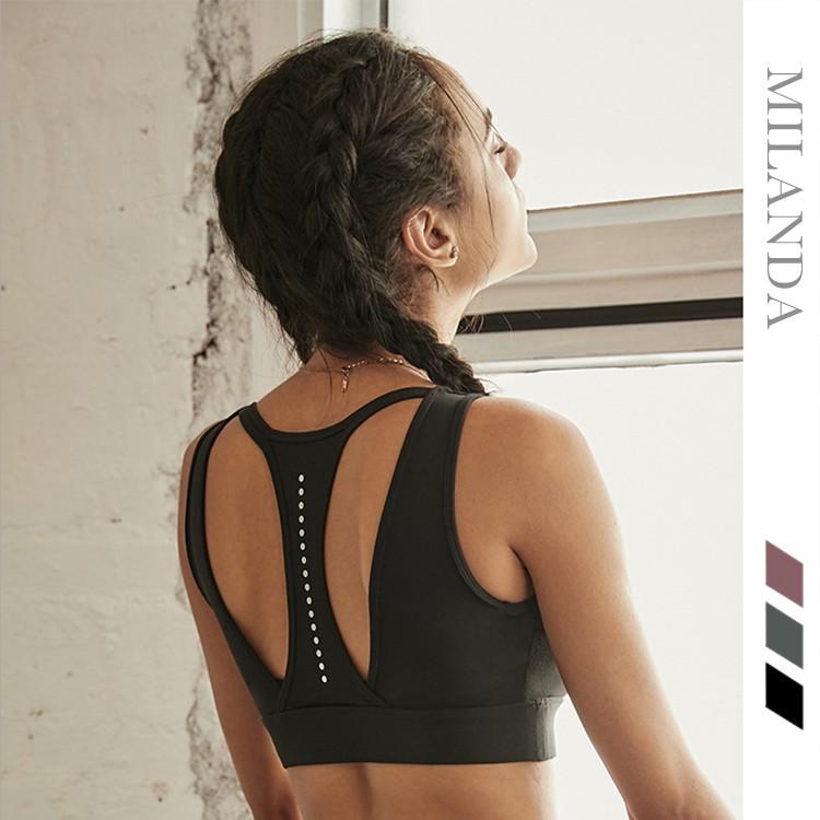 ヨガウェア ブラトップ おしゃれ ブランド ヨガウェア トップス ホットヨガウェア トップス スポーツウェア スポーツブラ Milanda ビューティーバックラインブラ Yw Bra Buysense 通販 Yahoo ショッピング