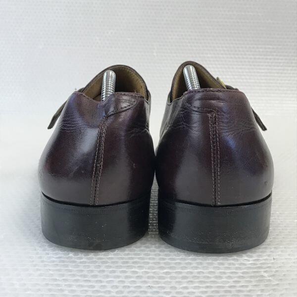 80s-90s/Vintage★Delmont American way★本革/グッドイヤー製法/モンクストラップ【10.5D/28.0/赤茶/BROWN】ビジネス/dress shoes◆A-87 |  | 02