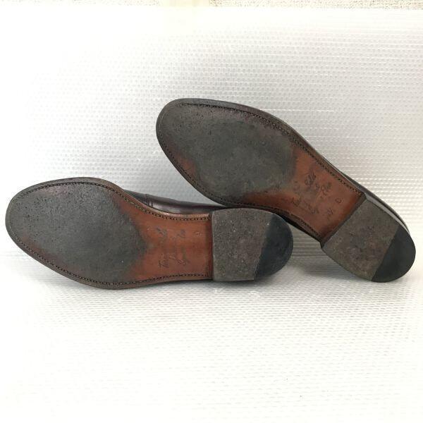 80s-90s/Vintage★Delmont American way★本革/グッドイヤー製法/モンクストラップ【10.5D/28.0/赤茶/BROWN】ビジネス/dress shoes◆A-87 |  | 03