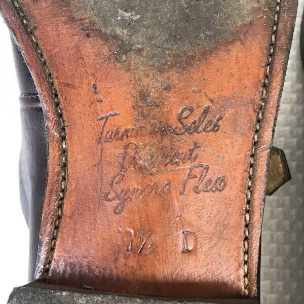 80s-90s/Vintage★Delmont American way★本革/グッドイヤー製法/モンクストラップ【10.5D/28.0/赤茶/BROWN】ビジネス/dress shoes◆A-87 |  | 07