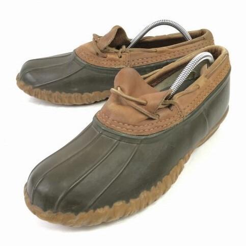 USA製★LLビーン★ハンティングブーツ【26.0/カーキ×茶】ガムシューズ/防水/アウトドア◆i-77 | 