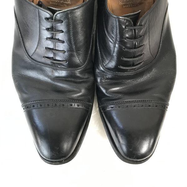 SCOTCH GRAIN/スコッチグレイン★本革/ストレートチップ/セミブローグ【25.5EEE/黒/BLACK】バルモラル/グッドイヤー製法/dress shoes◆B-99 |  | 09