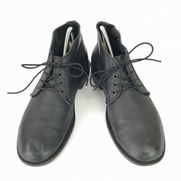 CAMINANDO×JS/カミナンド×ジャーナルスタンダード★本革/レザー/グッドイヤー製法/チャッカブーツ【26.0程度/黒】ビジネス◆WB64-7 |  | 01