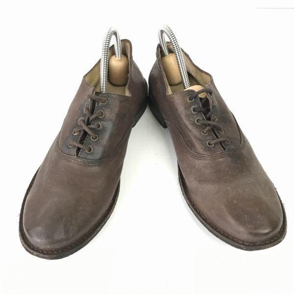 FRYE/フライ★本革/レザー/グッドイヤー製法/プレーントゥ【26.0/暗茶】ビジネス◆H-128 |  | 01