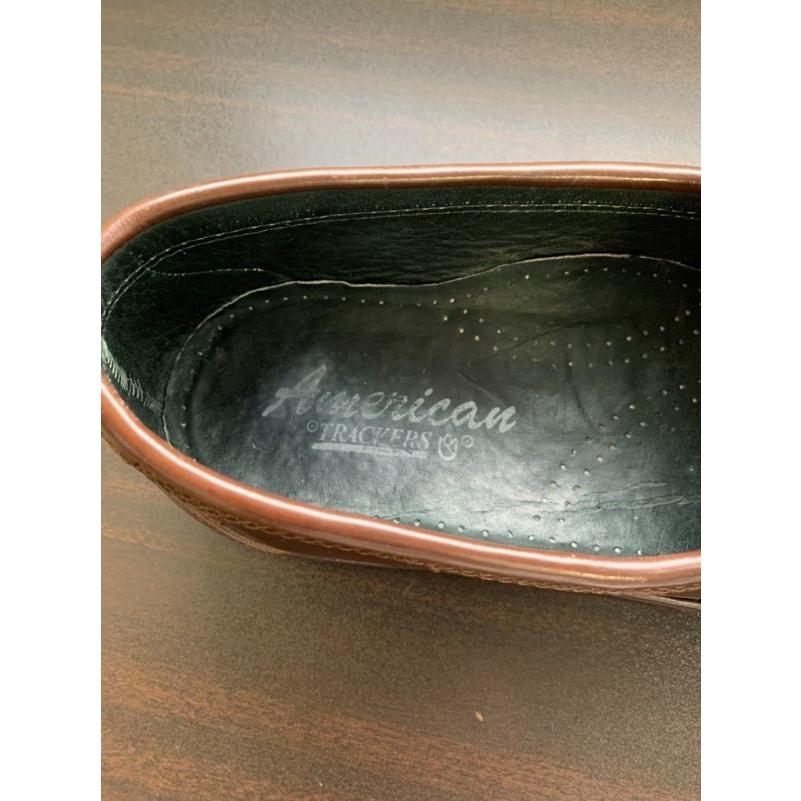 70s-80s頃?ビンテージ品★アメリカントラッカーズ/American trackers★本革キルトローファー【26.0-27.0/茶】イタリア製ラグソール◆XJ-111 |  | 06