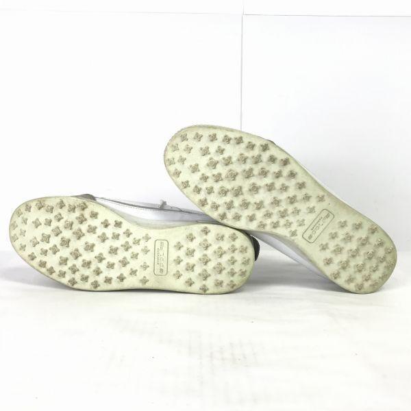 SKECHERS/スケッチャーズ★本革/レザーゴルフシューズ【27.5/白×グレー系】ソフトスパイク◆J-67 |  | 03