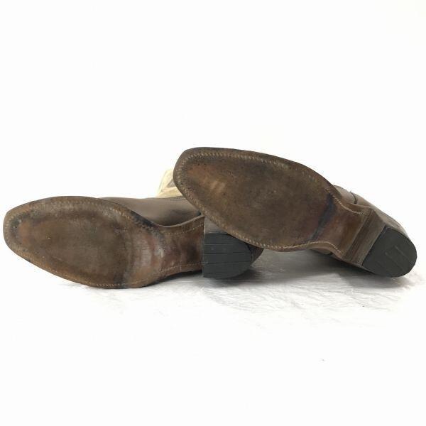 80s-90s?USA製ビンテージ★FRYE/フライ【6.5B　24.0/ベージュ】本革/グッドイヤー製法/ペコスブーツ/ウエスタン/Vintage boots◆WB31-12 |  | 03
