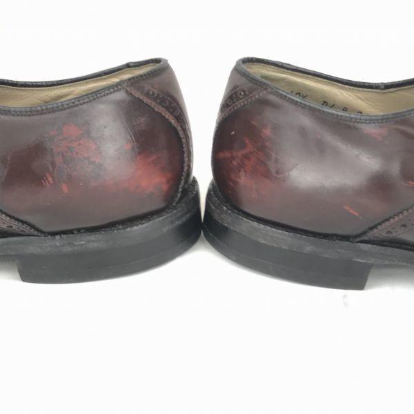 80s以前ビンテージ★ジョンストン&マーフィー★本革/グッドイヤー製法/ホールカットスタイル/サドルシューズ【28.0程度/赤茶】◆H-72 |  | 05