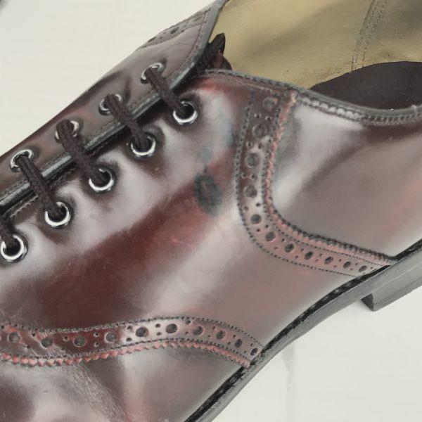 80s以前ビンテージ★ジョンストン&マーフィー★本革/グッドイヤー製法/ホールカットスタイル/サドルシューズ【28.0程度/赤茶】◆H-72 |  | 06