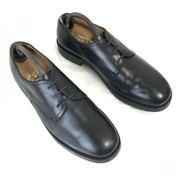 オランダ老舗★VAN LIER/ヴァンライアー★本革/サービスシューズ/プレーントゥ【28.0/M/黒/BLACK】ビジネス/dress shoes◆B-60 オランダ老舗☆VAN LIER/ヴァンライアー☆本革/サービスシューズ