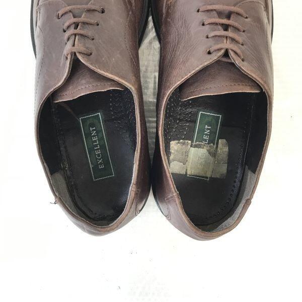 80s-90sビンテージ★LORD EXCELLENT★本革/Uチップ【8.5/42.5/26.5-27.0/茶/BROWN】ビジネス/dress shoes◆D-90 |  | 06