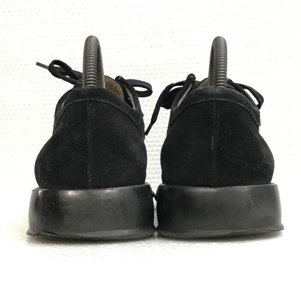 Salvatore Ferragamo/フェラガモ★スエード本革/レザーシューズ【7/25.0-25.5-26.0/black/黒】ローブーツ/ビジネス/Leather/Dress ◆bC-175_2