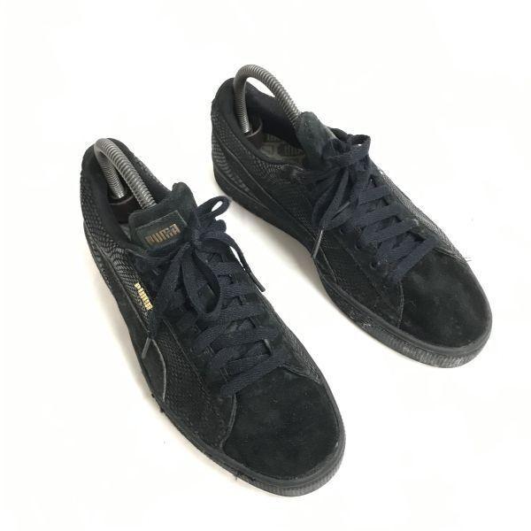PUMA/プーマ/Suede★ローカットスニーカー【size:8.5/レディース25.0/black/黒】sneakers/Shoes/trainers◆J-141 |  | 01