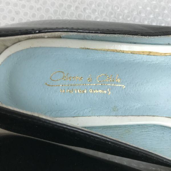 ODETTE E ODILE/オデット エ オディール★オープントゥ/パンプス【size:22.5/black/黒】pumps/Shoes/high heels◆Q-600 |  | 05