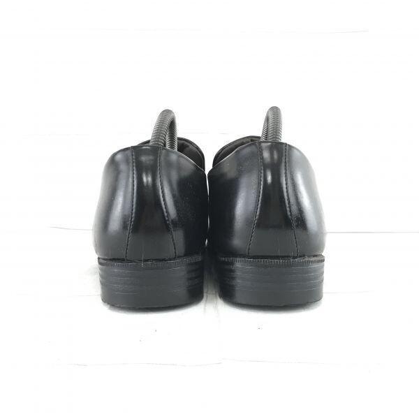 HIGH QUALITY FASHION★本革/レザーコインローファー/スリッポンシューズ【27.0/黒】◆i-182L |  | 02