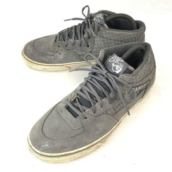 バンズ/VANS★HALF CAB/ミドルカットスニーカー【9/27.0/グレー/GRAY】sneakers/Shoes/trainers◆Q-348 | 