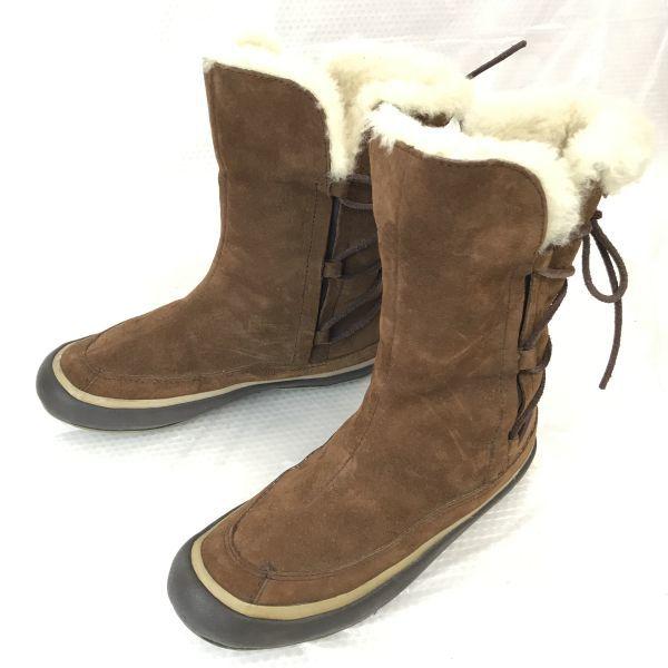 SEBAGO/セバゴ★本革/スエードブーツ/ビブラムソール【6M/22.5-23.0/茶/BROWN】◆WB71-1 | 