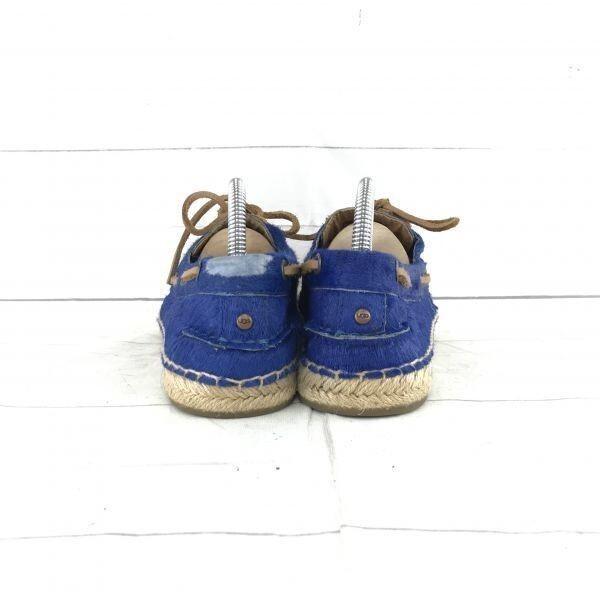 UGG/アグ★モカシン/スリッポンシューズ【25.0/青】ハラコ◆i-189L |  | 02