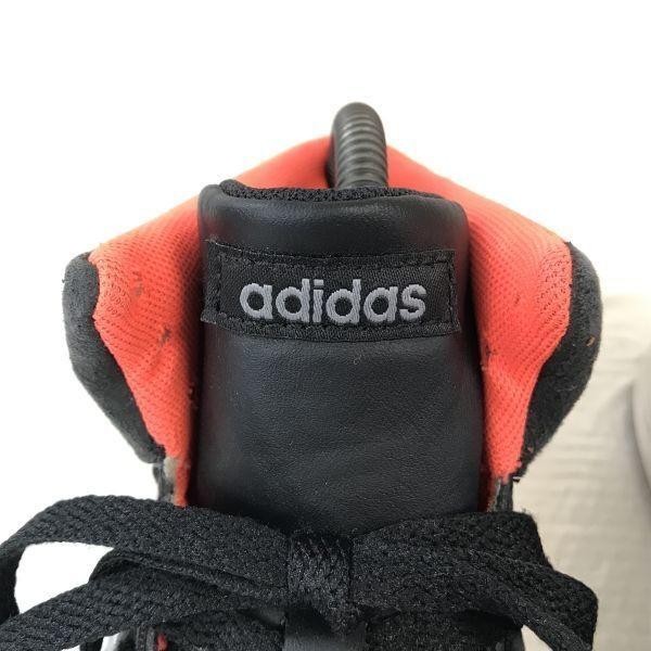 adidas neo★ハイカットスニーカー【24.0/黒×オレンジ/black×orange】sneakers/Shoes/trainers◆G-89 | adidas | 06