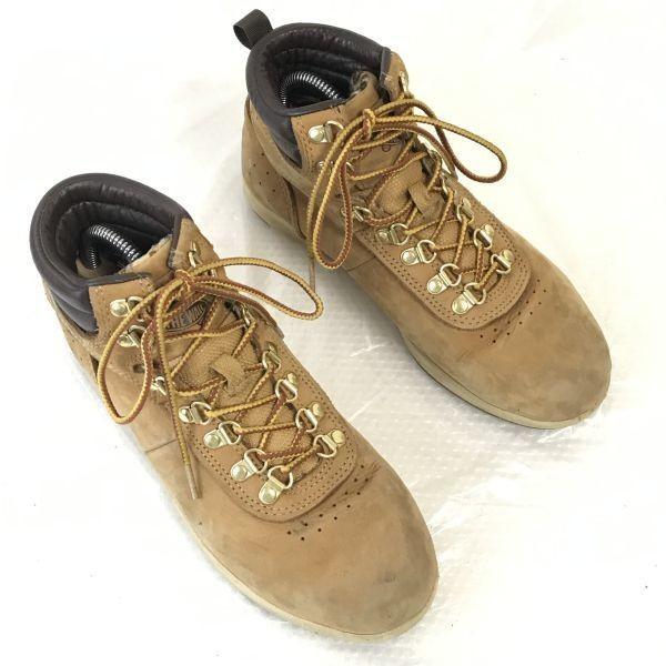 VANS/バンズ★レザーショートブーツ/ハイカットスニーカー【6/24.0/茶/ブラウン】sneakers/Shoes/trainers◆WB73-9 |  | 01