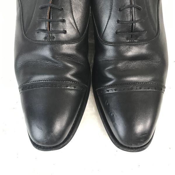 SCOTCH GRAIN キャップトゥ ストレートチップ 26cm ブラック 日本製☆scotch grain/スコッチグレイン☆本革/グッドイヤー製法