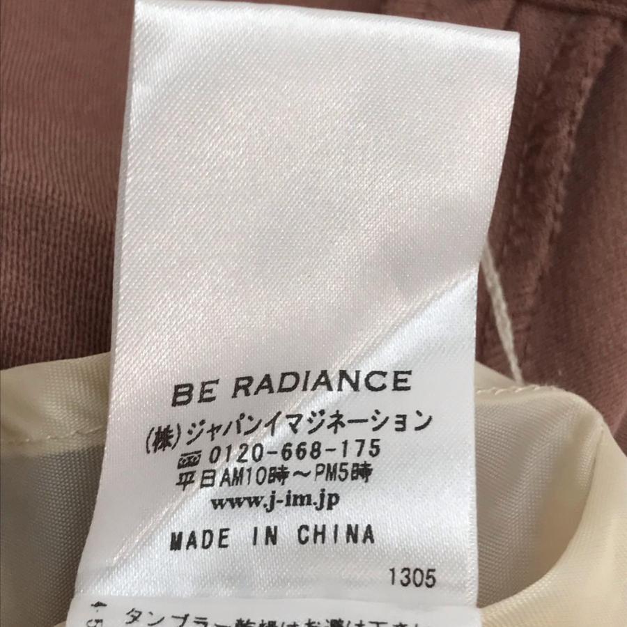 BE RADIANCE【ビーラディエンス】 半袖 ワンピース 【size:F/ミニ丈/アイボリー×ピンク系/花刺繍】スカート切り替え/dress◆BJ006-e |  | 06