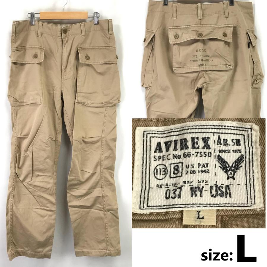 AVIREX【アヴィレックス】モンキー/エアロ/カーゴパンツ【メンズL/股下