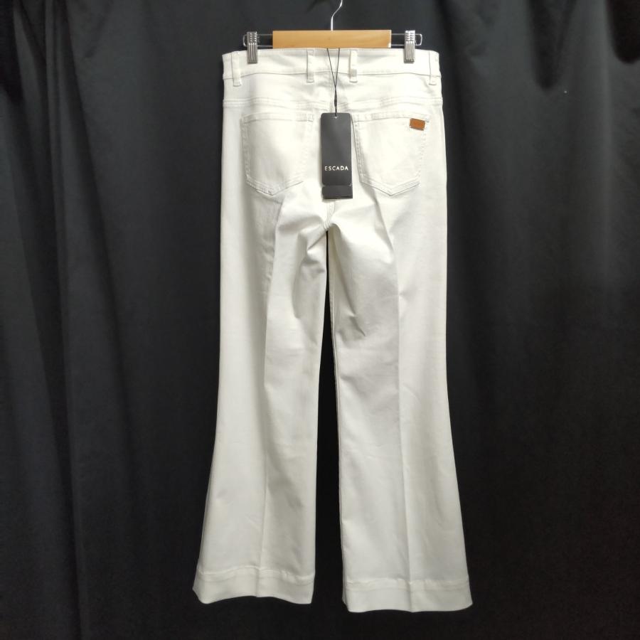 タグ付き未使用★ESCADA【エスカーダ】フレアパンツ【36/レディースS-M程度/股下78cm/白/white】デニム/ボトムス/ズボン/Trouser◆BJ068-e | ESCADA | 02