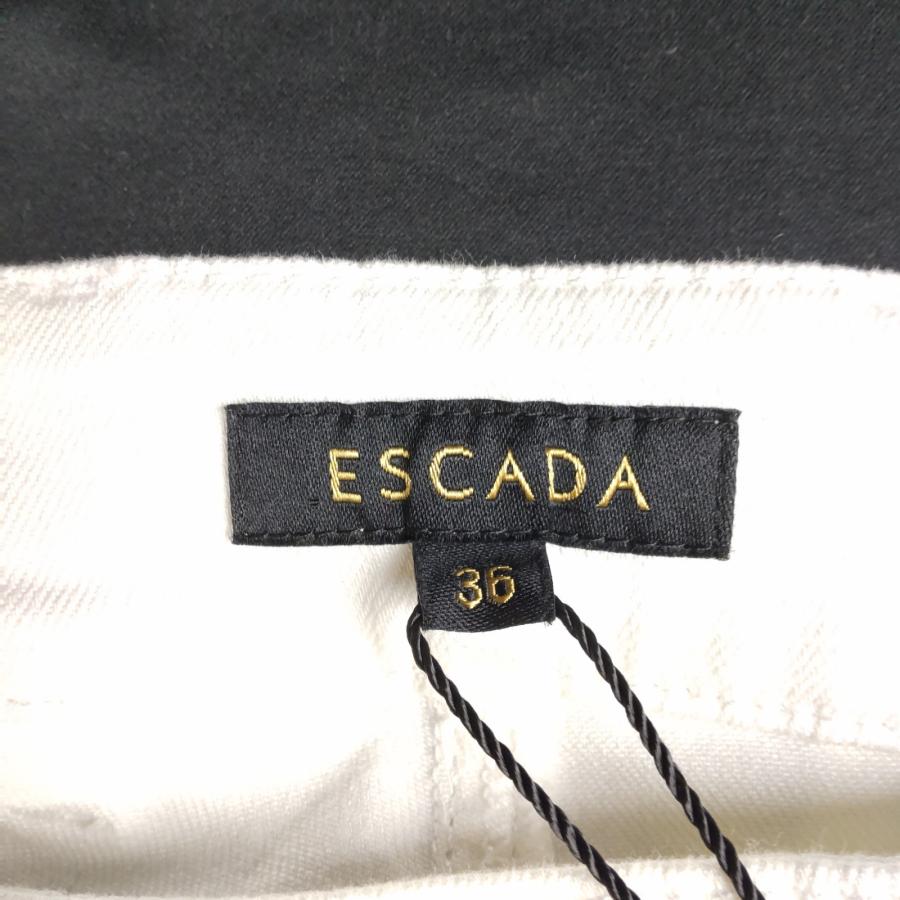タグ付き未使用★ESCADA【エスカーダ】フレアパンツ【36/レディースS-M程度/股下78cm/白/white】デニム/ボトムス/ズボン/Trouser◆BJ068-e | ESCADA | 04